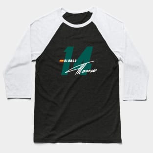 Fernando Alonso 14 Signature Number Baseball T-Shirt